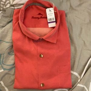 Tommy Bahama short sleeve button down shirt NWT